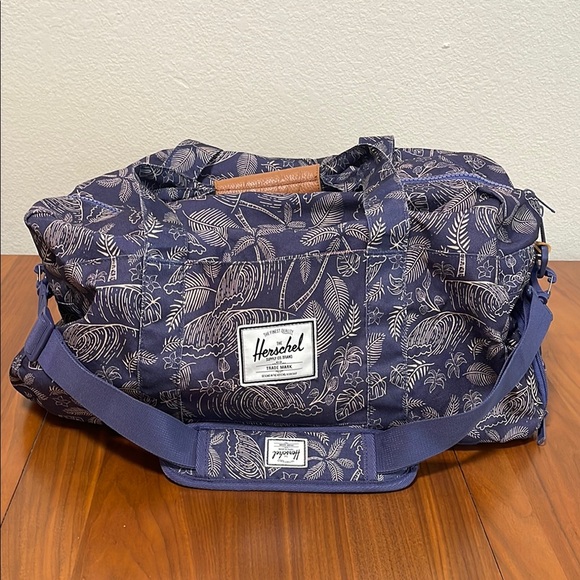 Herschel Supply Company Blue Duffel & Backpack with Floral Design - Picture 4 of 7